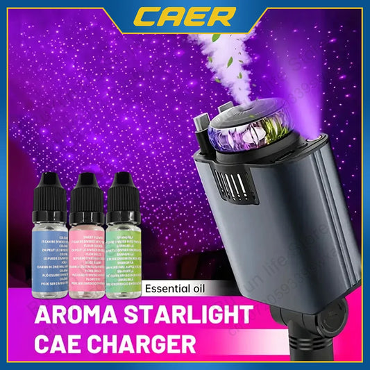 Aromatherapie Auto-Ladegerät mit Sternenhimmel